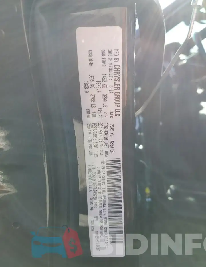 1C4RJFAG0FC649730 Photo# 12