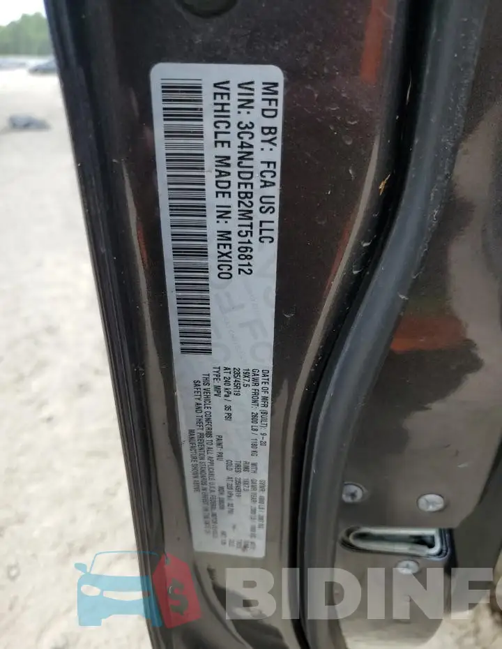 3C4NJDEB2MT516812 Photo# 14