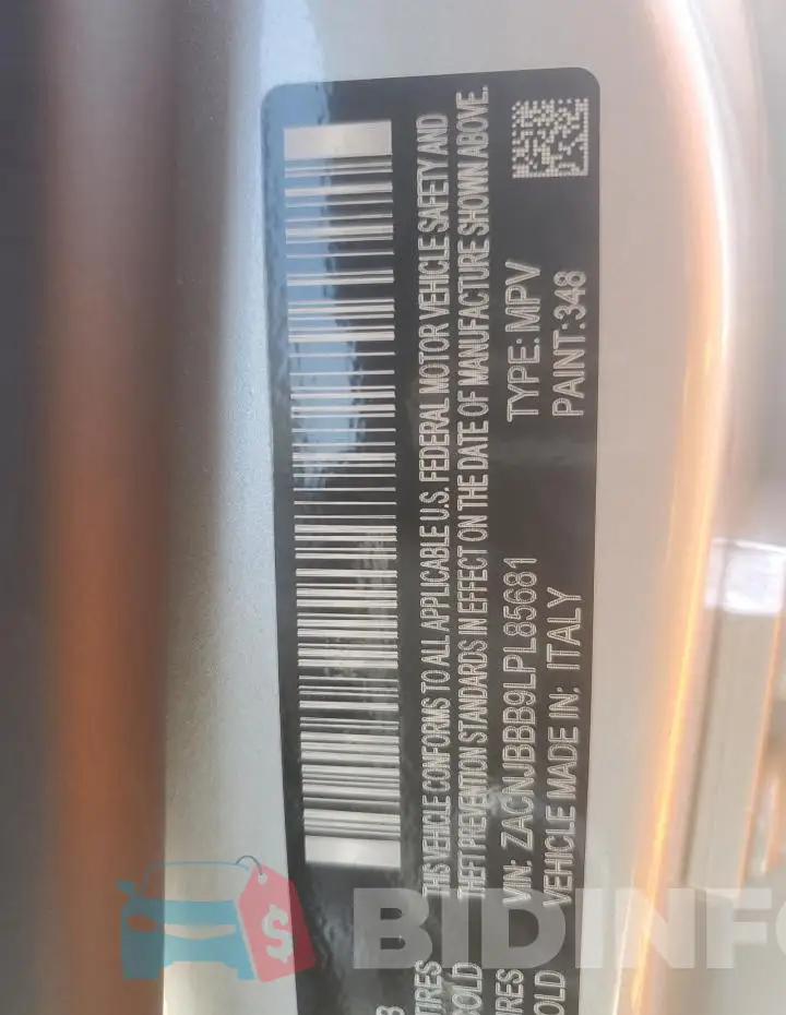 ZACNJBBB9LPL85681 Photo# 13