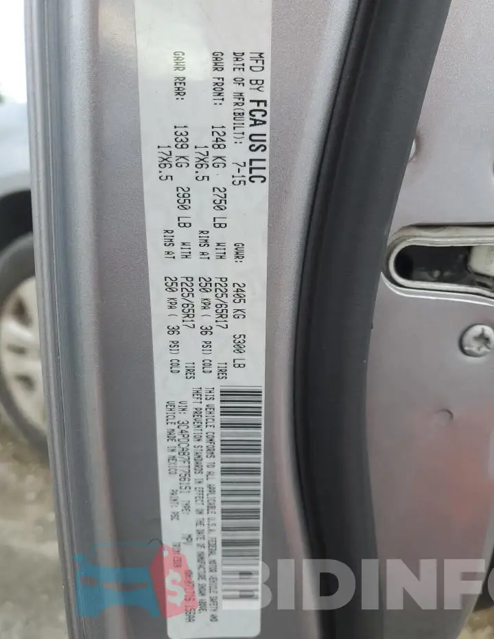 3C4PDCAB7FT756151 Photo# 14
