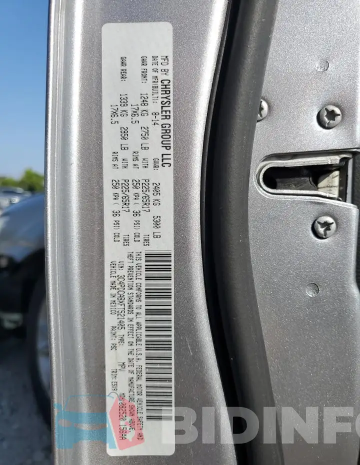 3C4PDCABXFT521405 Photo# 13