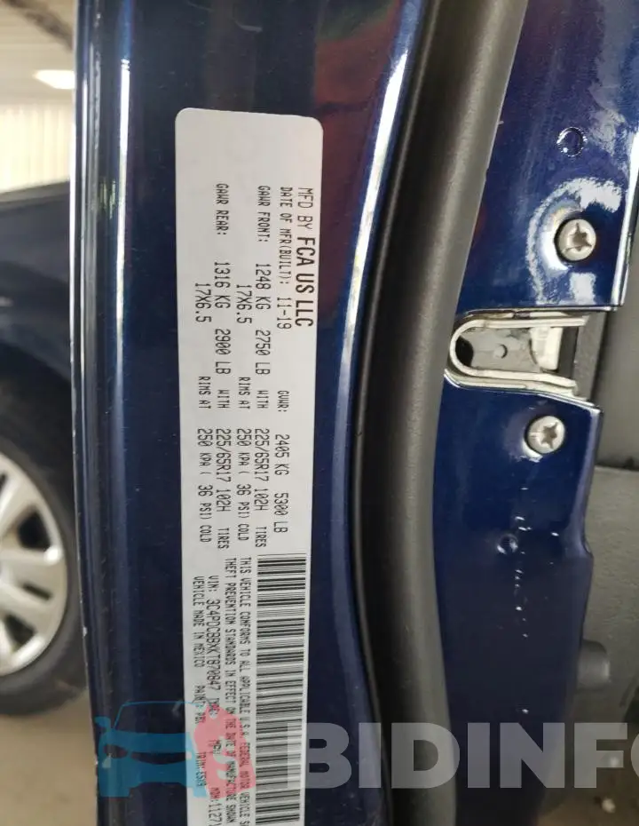 3C4PDCBBXKT870847 Photo# 14