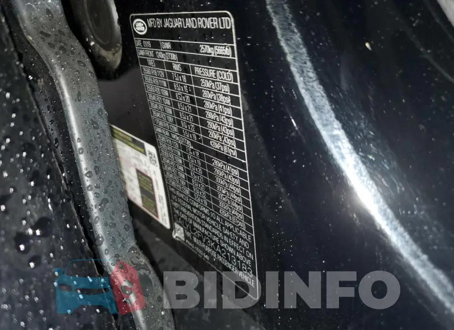 SALYL2FV3KA213183 Photo# 14