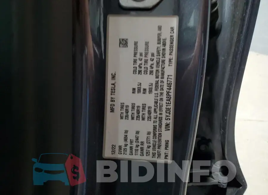 5YJ3E1EA8PF446771 Photo# 12