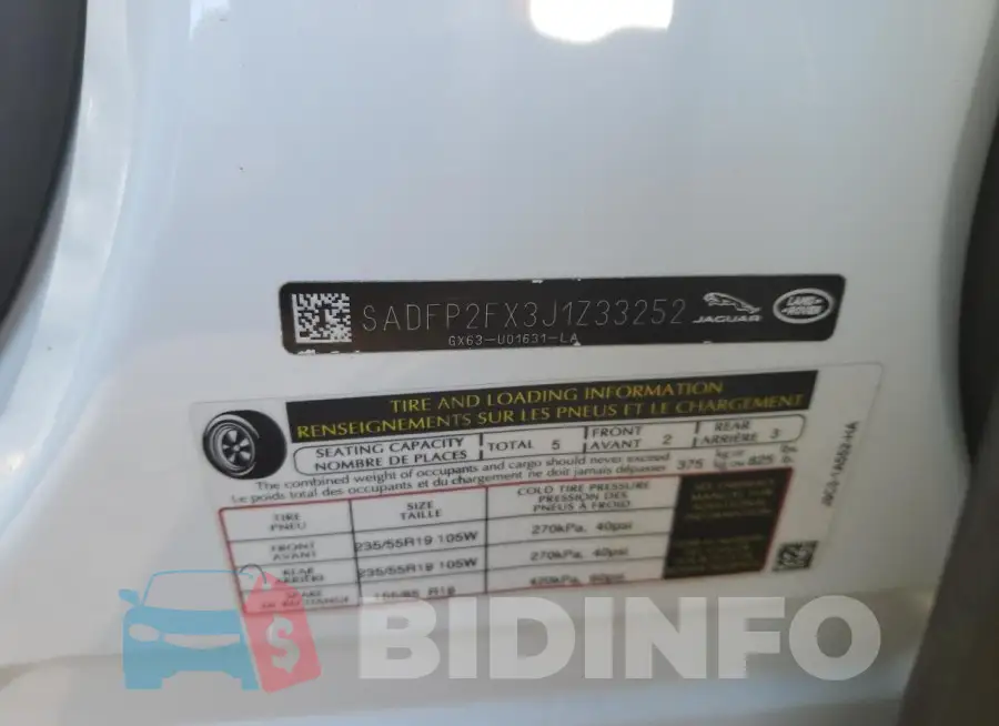 SADFP2FX3J1Z33252 Photo# 13