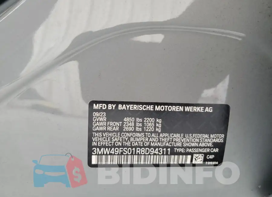 3MW49FS01R8D94311 Photo# 12
