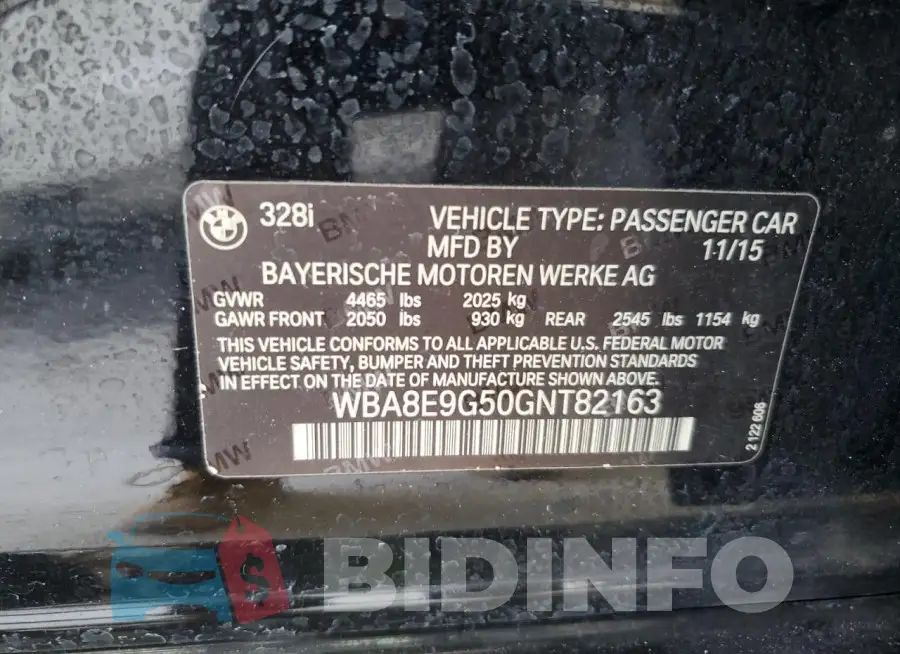 WBA8E9G50GNT82163 Photo# 14
