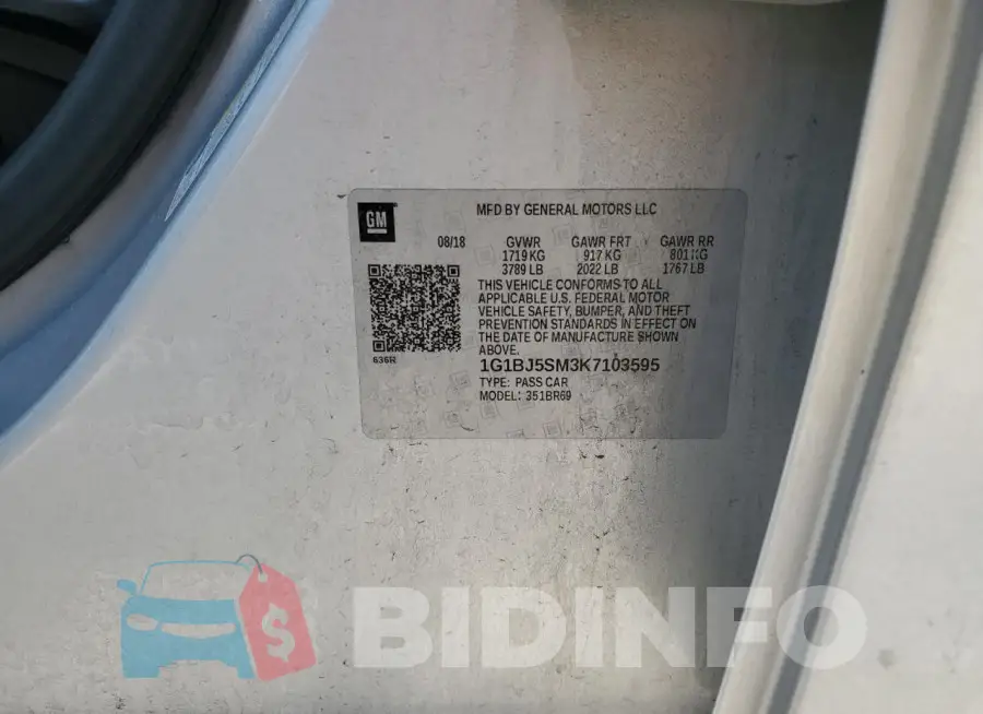 1G1BJ5SM3K7103595 Photo# 12