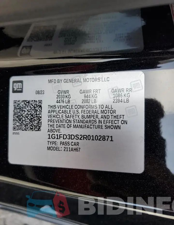 1G1FD3DS2R0102871 Photo# 12