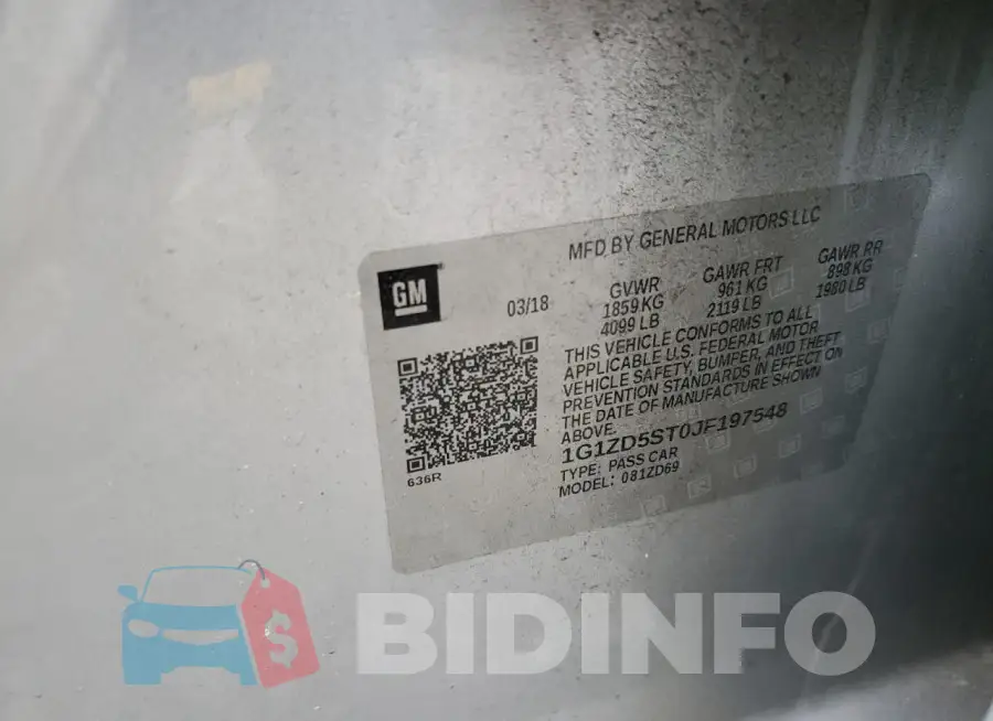 1G1ZD5ST0JF197548 Photo# 12