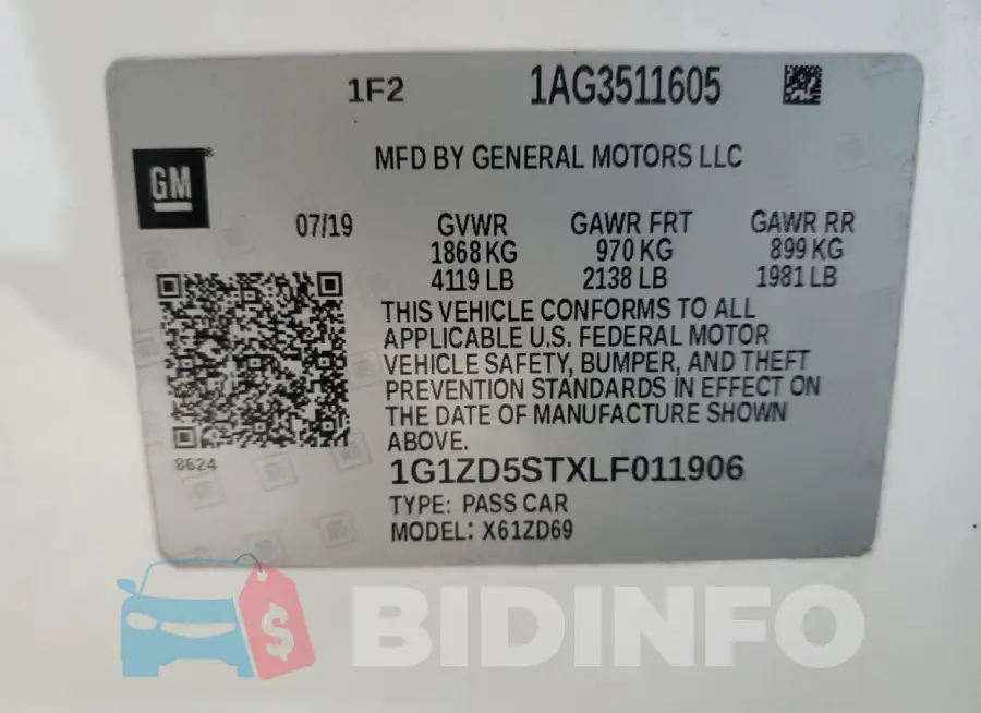 1G1ZD5STXLF011906 Photo# 12