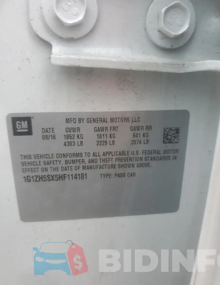 1G1ZH5SX5HF114181 Photo# 12