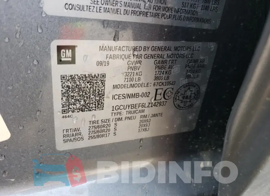 1GCUYBEF6LZ142937 Photo# 12