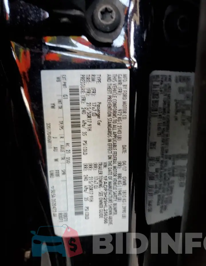 1FADP3H29HL256366 Photo# 12