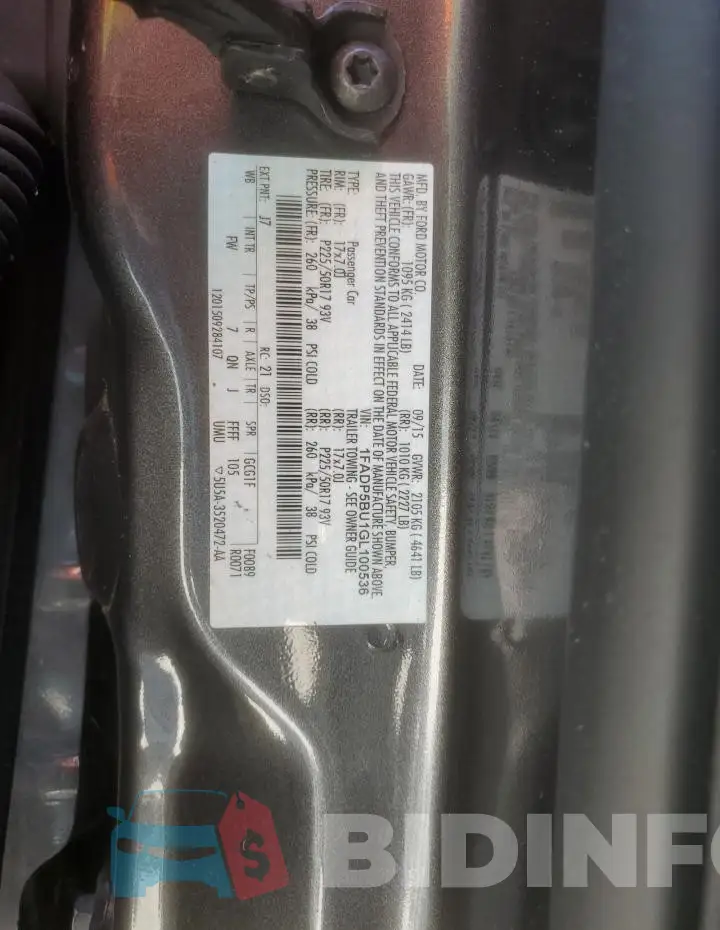 1FADP5BU1GL100536 Photo# 12