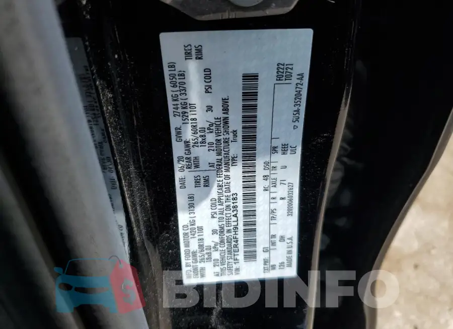1FTER4FH9LLA38183 Photo# 12