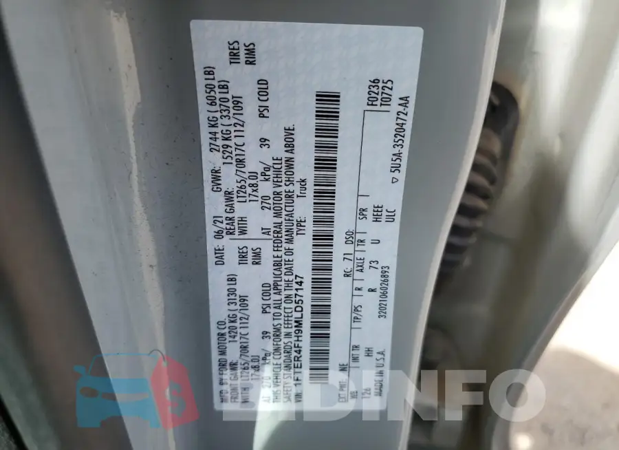 1FTER4FH9MLD57147 Photo# 12