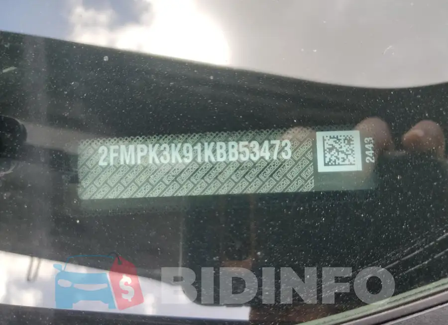 2FMPK3K91KBB53473 Photo# 12