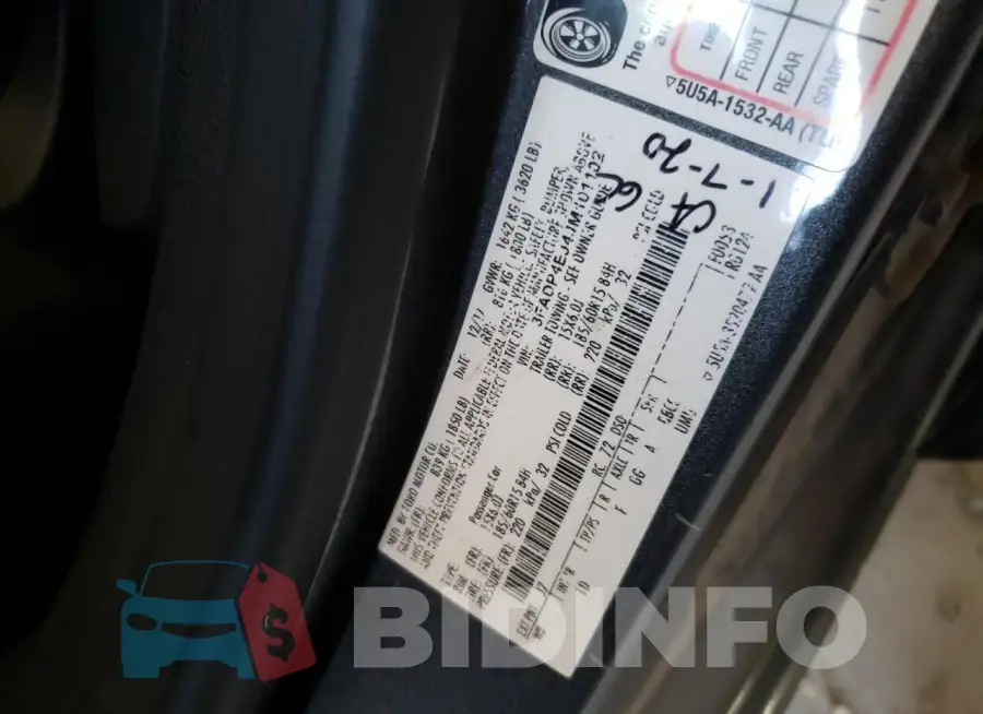 3FADP4EJ4JM101102 Photo# 12