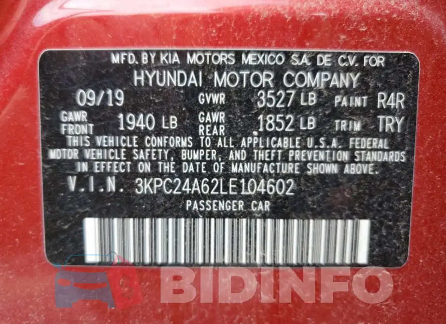 3KPC24A62LE104602 Photo# 12