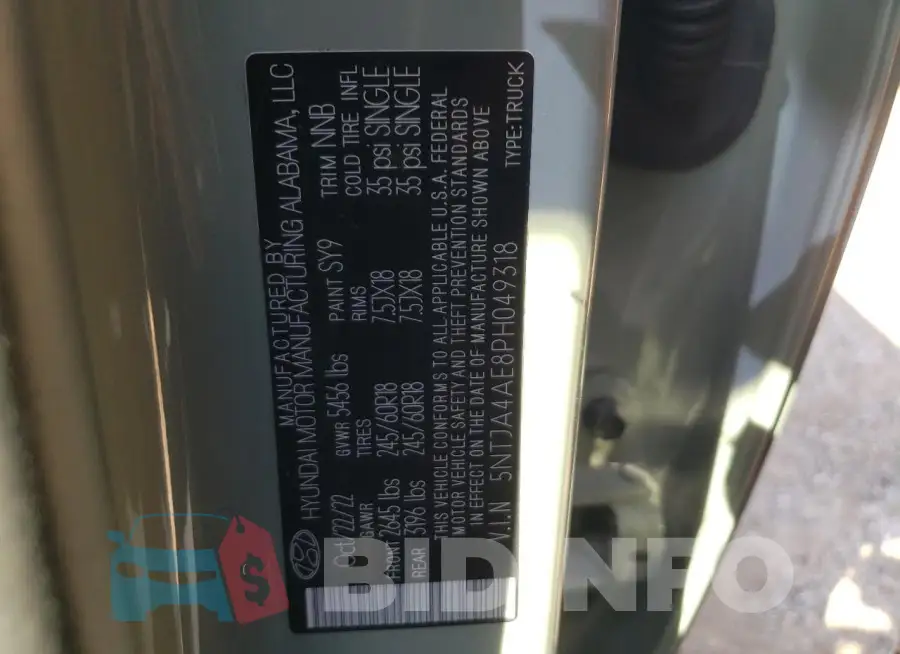 5NTJA4AE8PH049318 Photo# 13