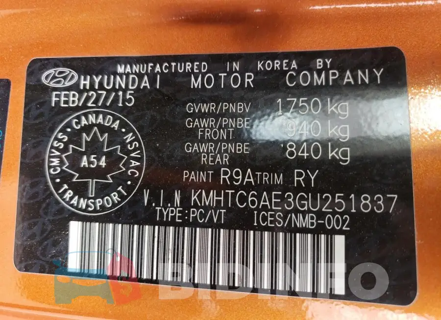 KMHTC6AE3GU251837 Photo# 13