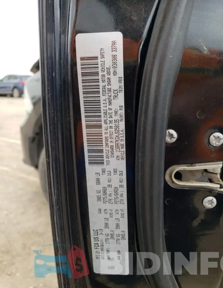 1C6RR7KGXJS258135 Photo# 12