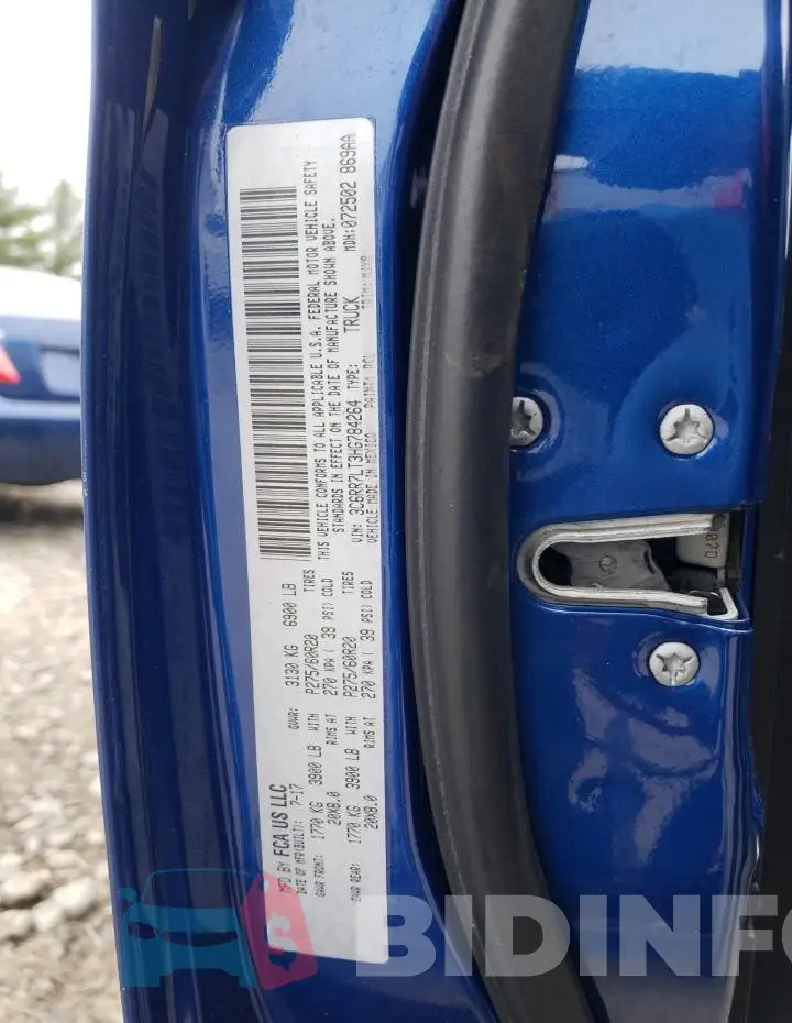 3C6RR7LT3HG784264 Photo# 13