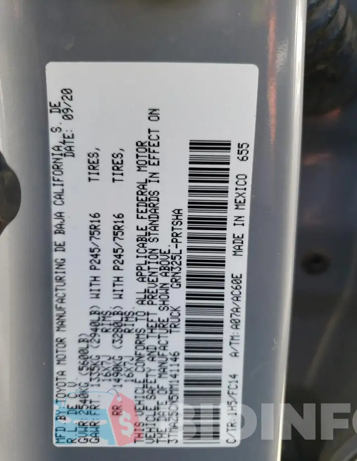 3TMAZ5CN5MM141146 Photo# 12