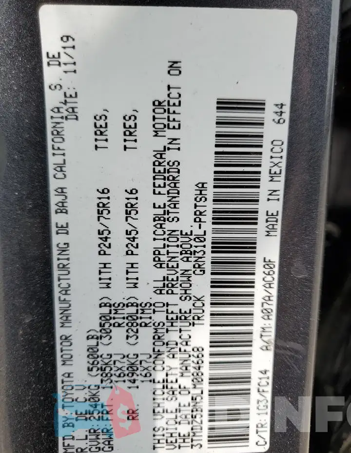 3TMDZ5BN5LM084668 Photo# 12