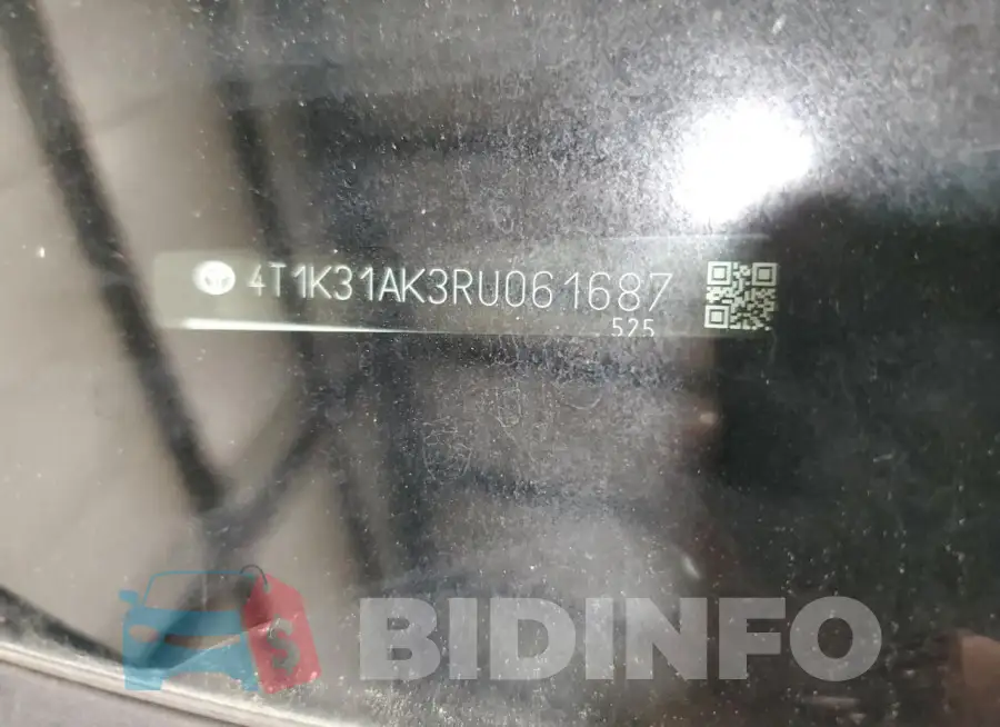 4T1K31AK3RU061687 Photo# 13
