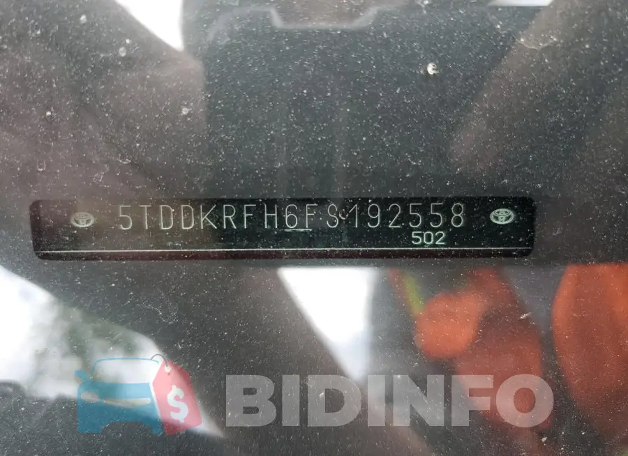 5TDDKRFH6FS192558 Photo# 13