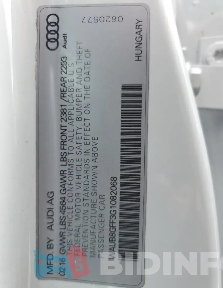 WAUB8GFF3G1082068 Photo# 12