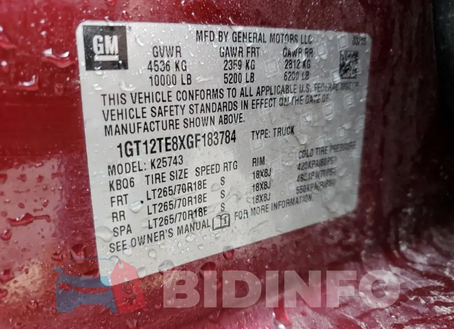 1GT12TE8XGF183784 Photo# 12