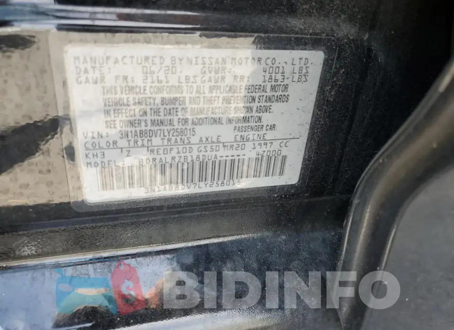 3N1AB8DV7LY258015 Photo# 12