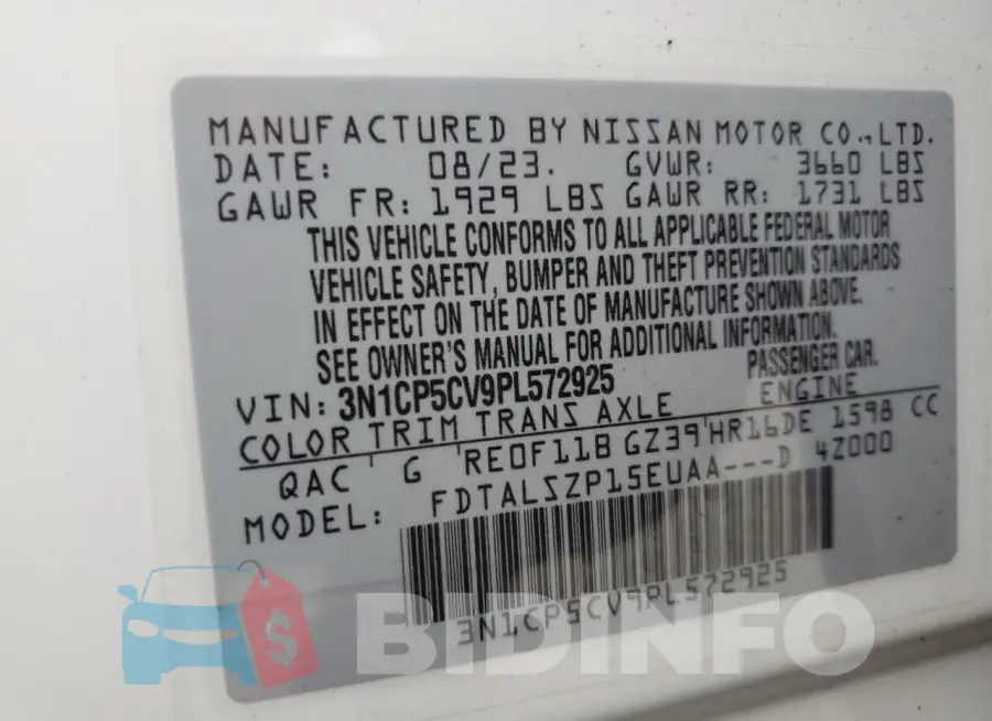 3N1CP5CV9PL572925 Photo# 13