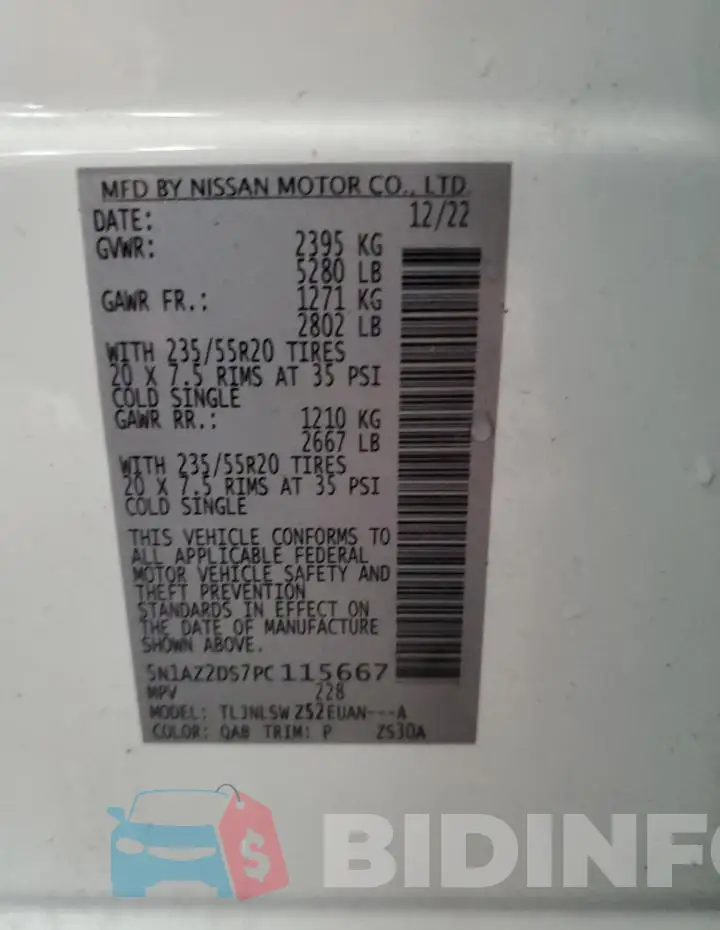 5N1AZ2DS7PC115667 Photo# 13