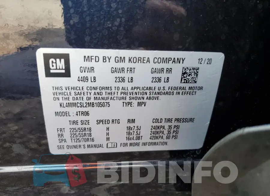 KL4MMCSL2MB105075 Photo# 13