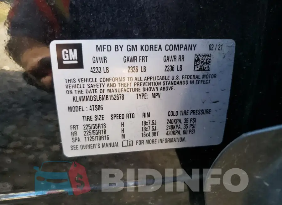KL4MMDSL6MB152678 Photo# 12