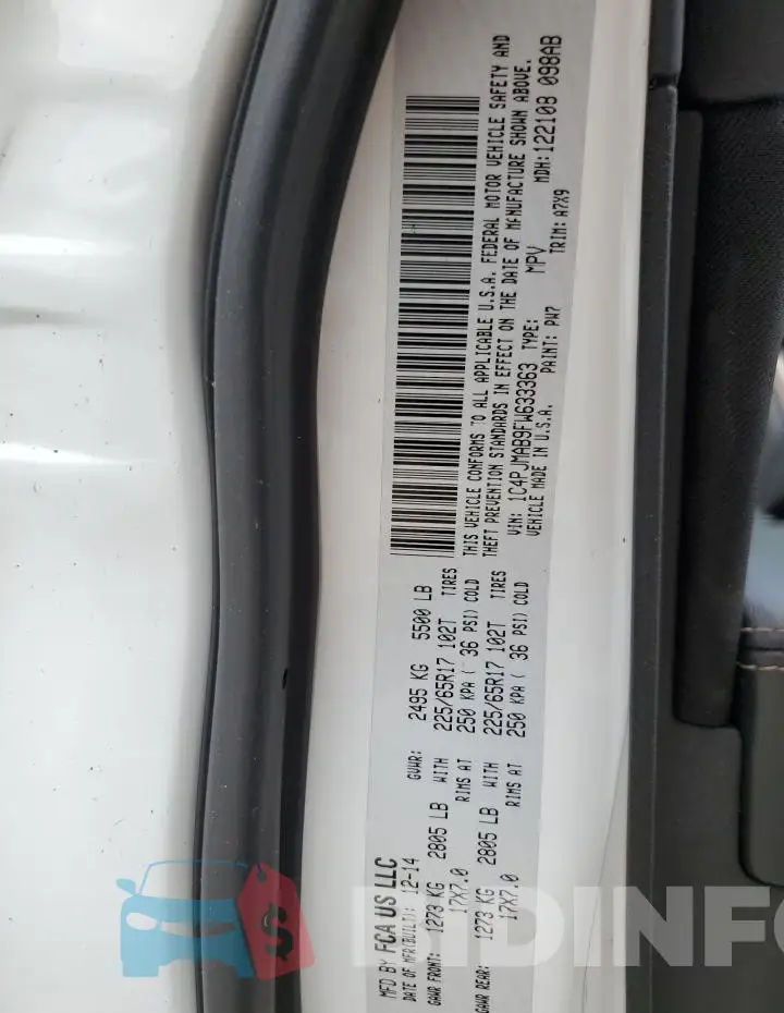 1C4PJMAB9FW633363 Photo# 13