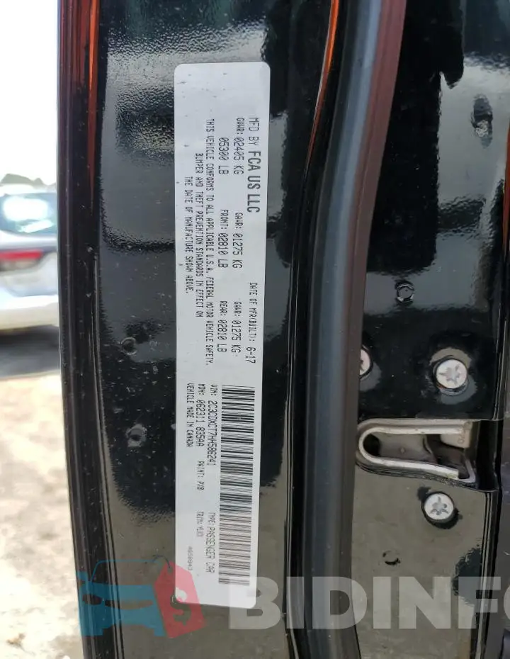2C3CDXCT7HH586241 Photo# 13