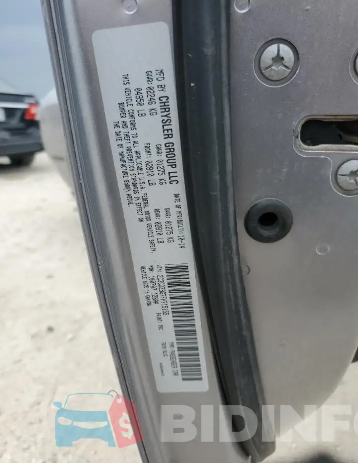 2C3CDZBG7FH715155 Photo# 12