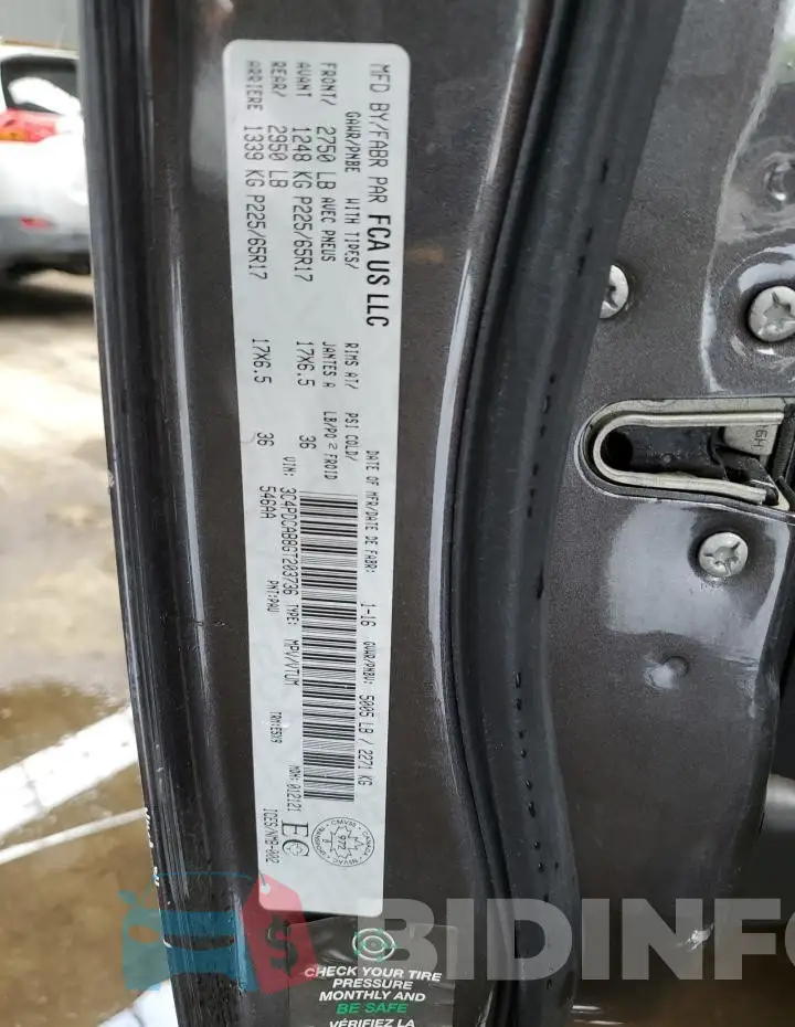 3C4PDCAB8GT203736 Photo# 13