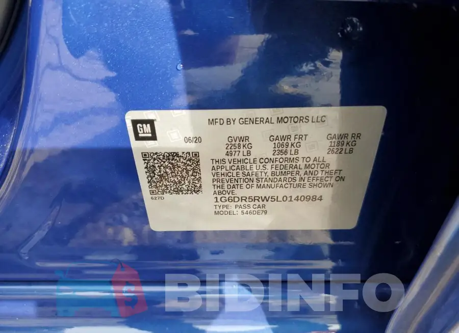 1G6DR5RW5L0140984 Photo# 12