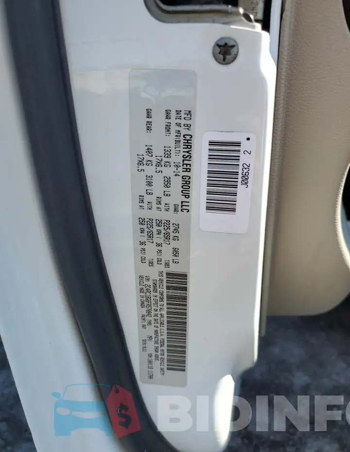 2C4RC1BG6FR570842 Photo# 13
