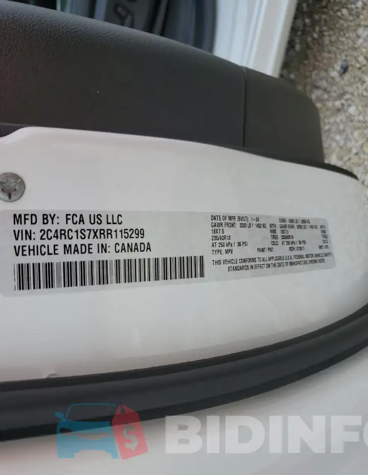 2C4RC1S7XRR115299 Photo# 14