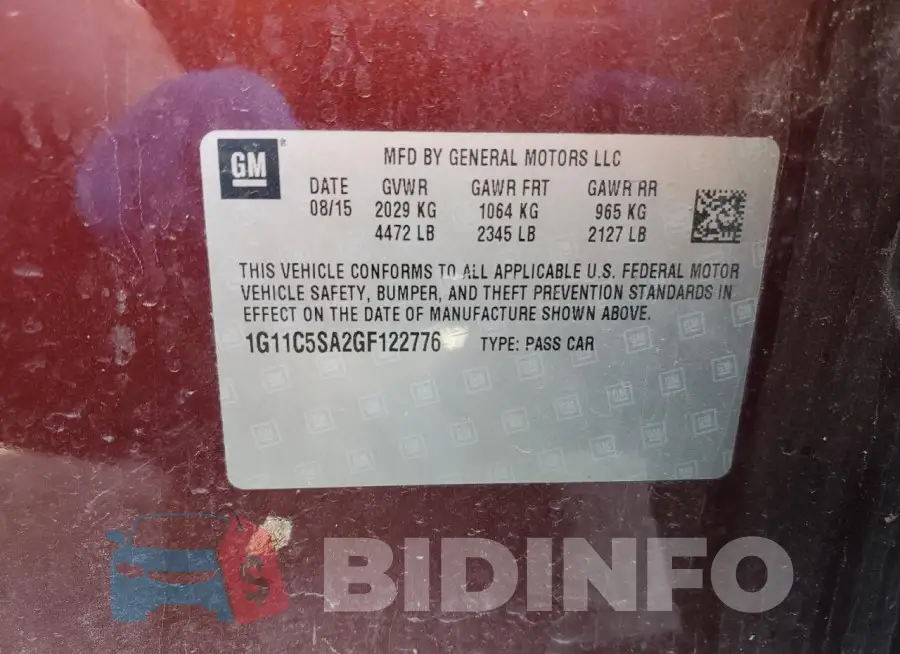 1G11C5SA2GF122776 Photo# 12
