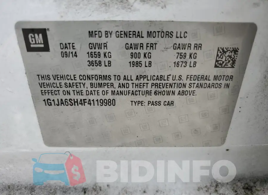 1G1JA6SH4F4119980 Photo# 12