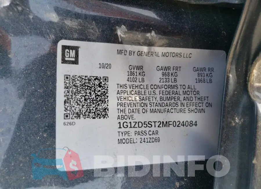1G1ZD5ST2MF024084 Photo# 13