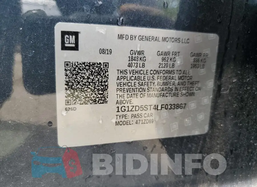 1G1ZD5ST4LF033867 Photo# 12